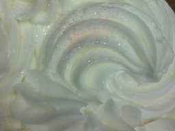 cupcakes with glitter dust gold orange red